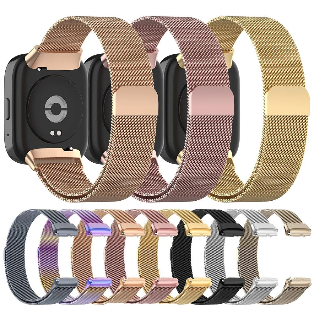 Milanese Loop Magnetic - สายรัดข้อมือแม่เหล็กสำหรับ Redmi Watch 3 Active สายนาฬิกาอัจฉริยะ