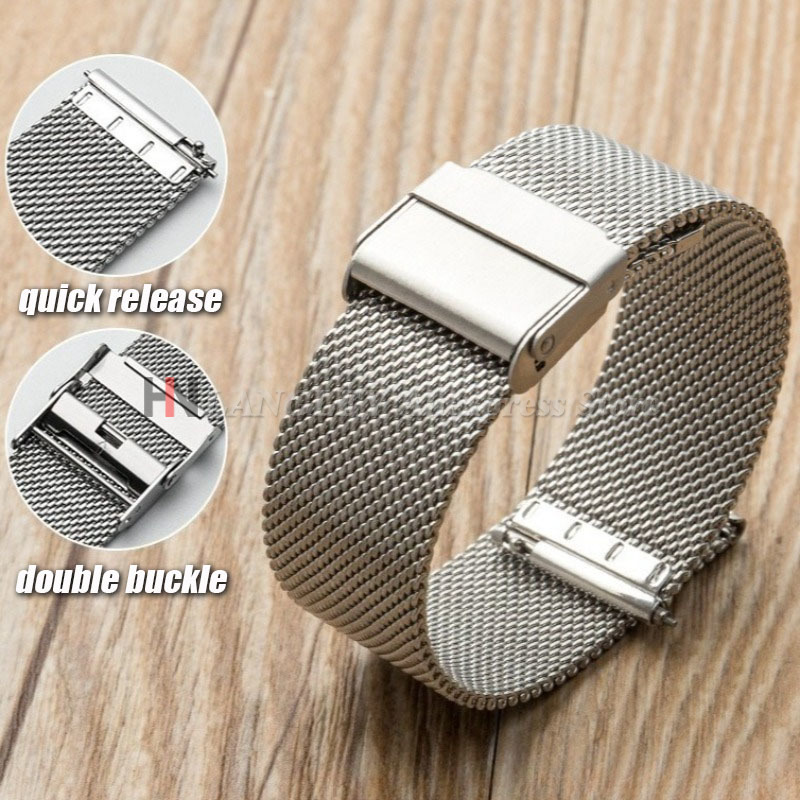 Mesh Strap Metal - สายนาฬิกาสแตนเลส 18 มม. 20 มม. 22