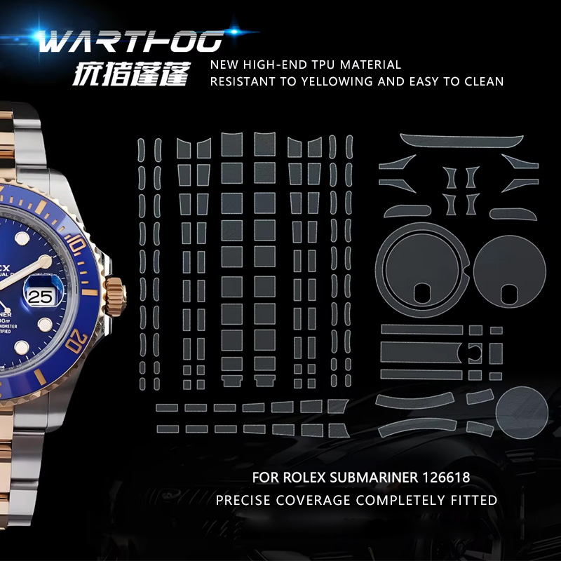 Rolex Watch Daytona - เหมาะสำหรับฟิล์มป้องกันนาฬิกา Rolex รุ่น 126618 Submariner Series