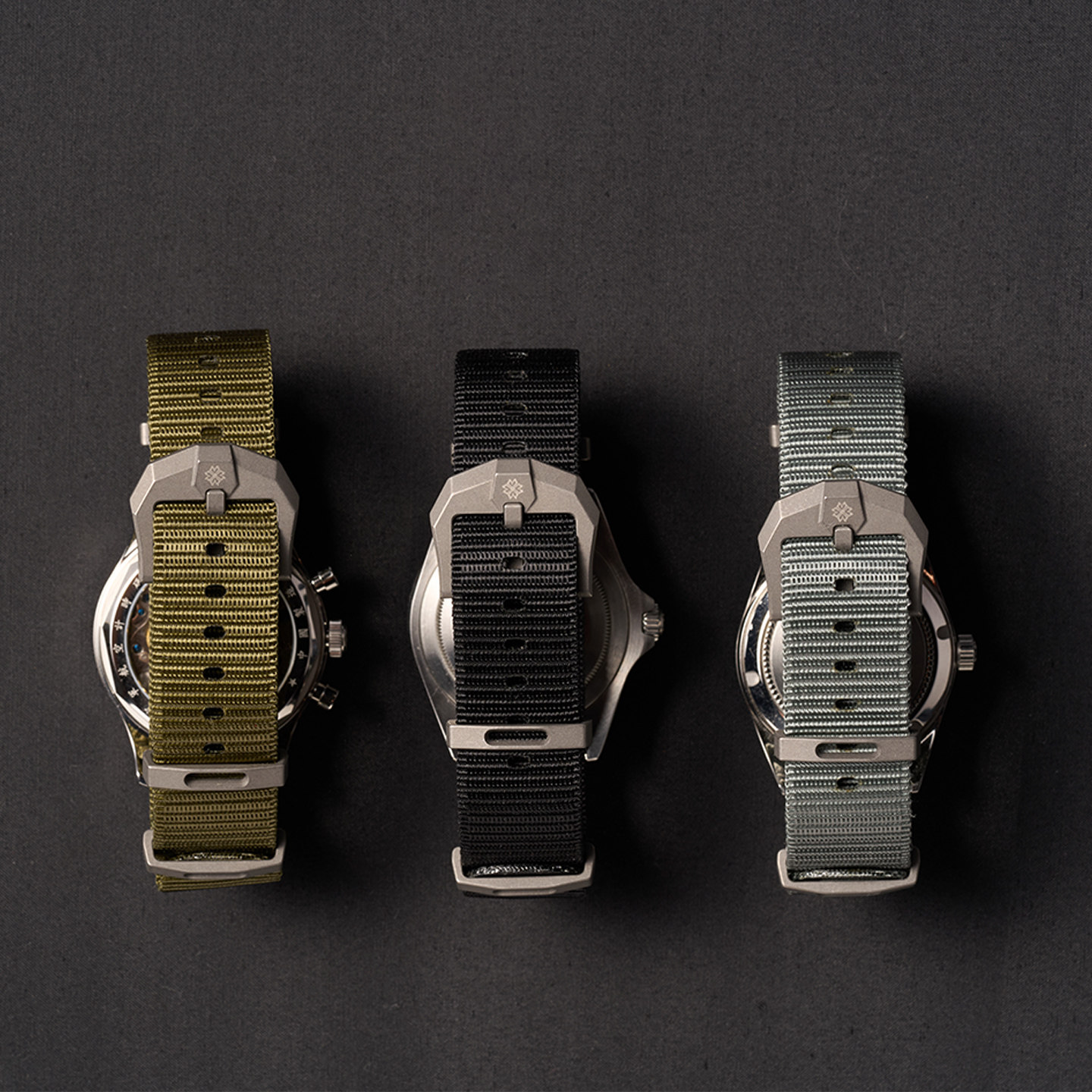 Tropic Strap Vintage - อะไหล่นาฬิกา สายไนลอนวินเทจ ขนาด 20 มม. พร้อมหัวเข็มขัดไทเทเนียม