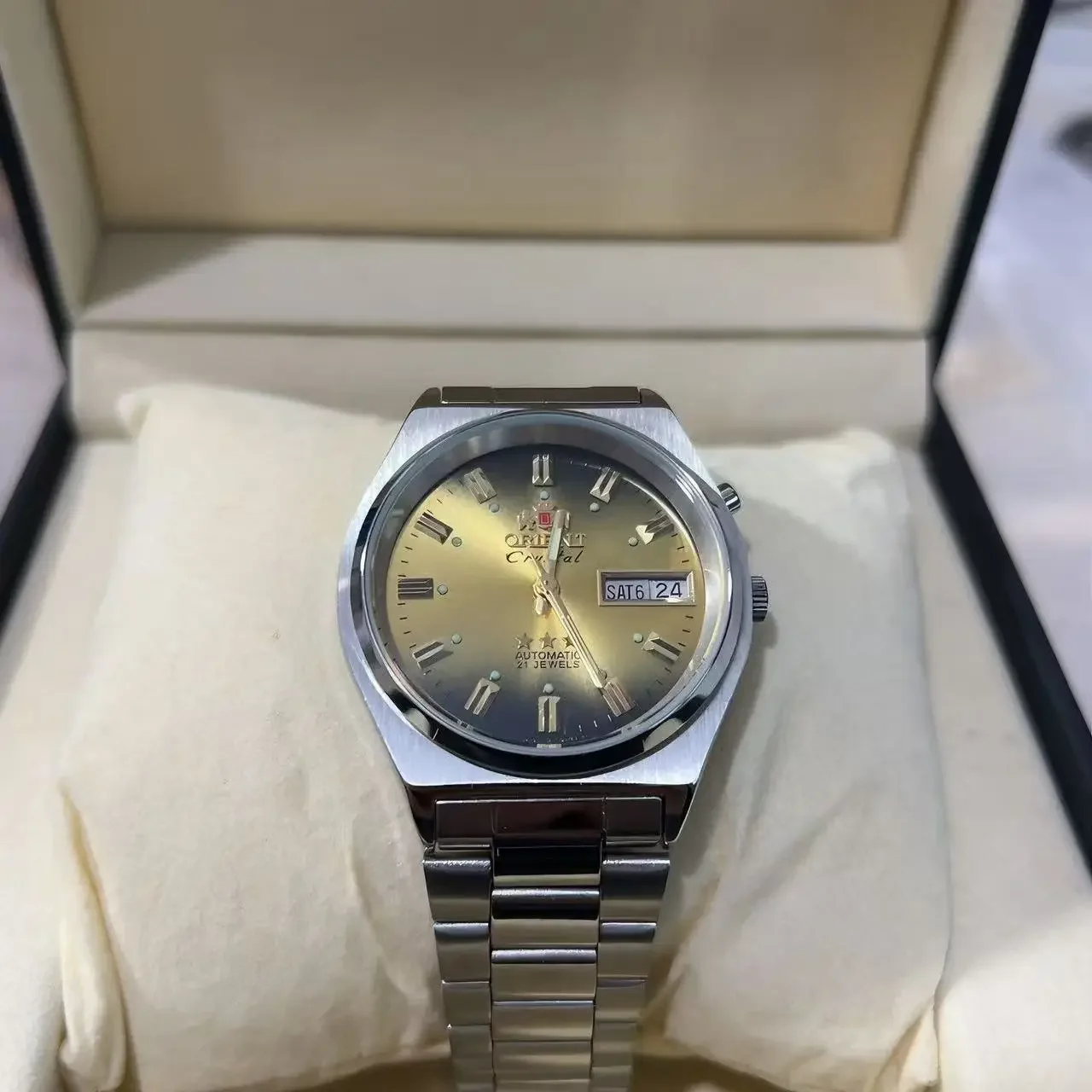Seiko Watch Presage - นาฬิกาข้อมือกลไก DFDG 35 มม. รุ่น Unisex