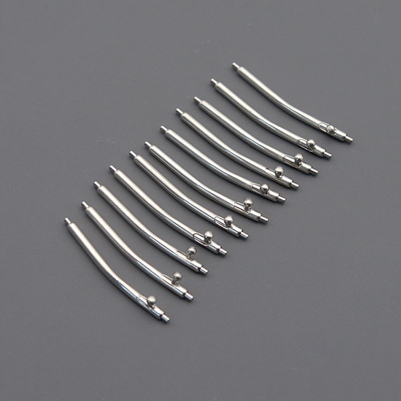 Curved Spring Bar - อะไหล่นาฬิกา สายนาฬิกา สปริงบาร์แบบปลดเร็ว สปริงพินแบบโค้ง สปริงพินปลดเร็ว สปริงพินสแตนเลส
