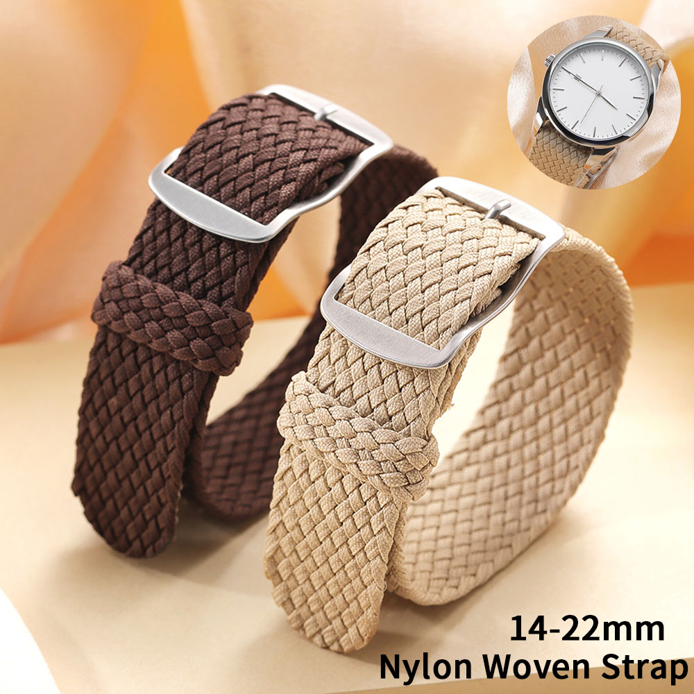 Perlon Strap Woven - 14mm 16mm 18mm 20mm 22mm ทอไนลอนสําหรับ