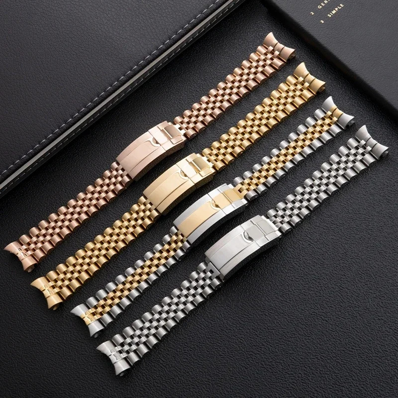 Rolex Watch Datejust - 316L สแตนเลส 20 มม.สายรัดข้อมือสําหรับ Rolex สายคล้อง