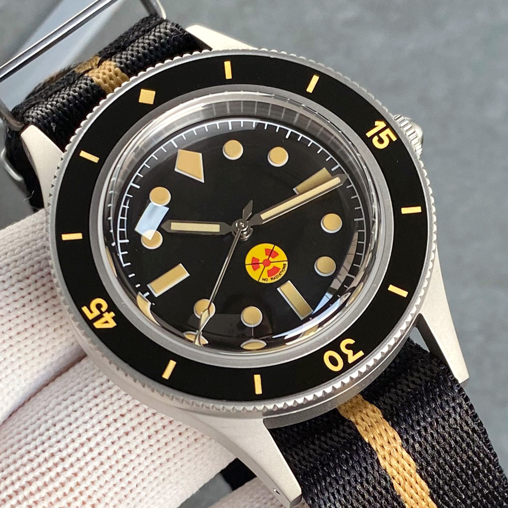 Seiko Watch Presage - นาฬิกาดำน้ำ Tandorio 50-Fathoms รุ่นญี่ปุ่น NH35 กระจกแซฟไฟร์แบบ