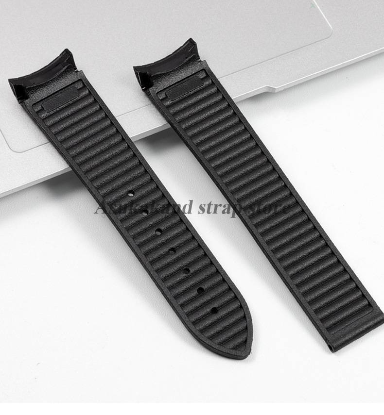 สายนาฬิกาซิลิโคนยางปลายโค้งสำห - Omega Watch Seamaster บทวิจารณ์และราคา