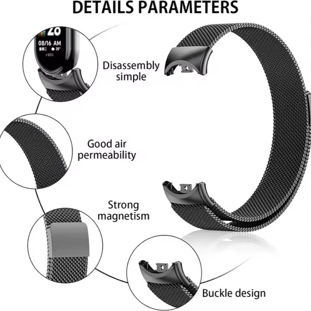 สายรัดข้อมือแบบ Milanese Loop  - Milanese Loop Magnetic บทวิจารณ์และราคา