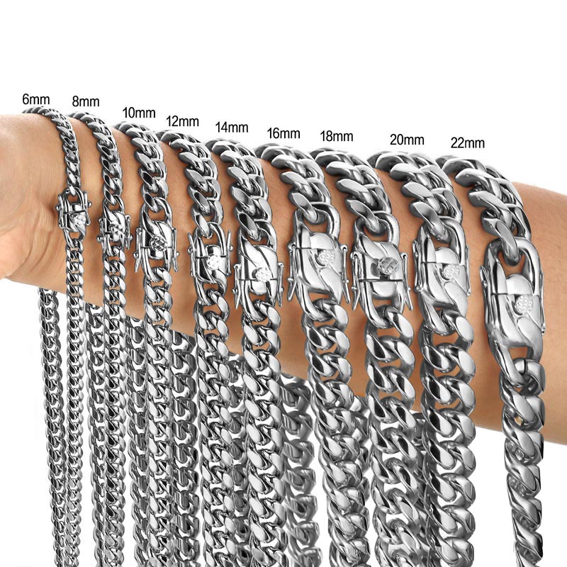 สร้อยคอ316L สแตนเลสไมอามี่ขอบถ - Butterfly Clasp Deployant บทวิจารณ์และราคา