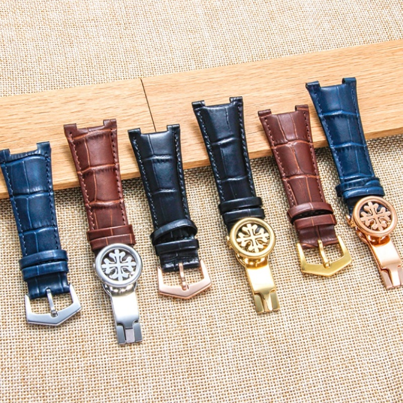 สายนาฬิกาหนังขนาด 25 มม. สำหรั - Patek Philippe Watch Nautilus บทวิจารณ์และราคา