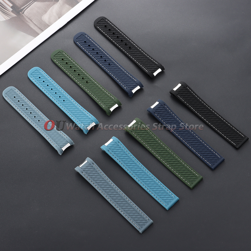 สายนาฬิกาซิลิโคนปลายโค้ง 20 มม - Omega Watch Seamaster บทวิจารณ์และราคา