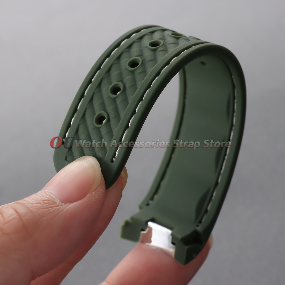 สายนาฬิกาซิลิโคนปลายโค้ง 20 มม - Omega Watch Seamaster บทวิจารณ์และราคา