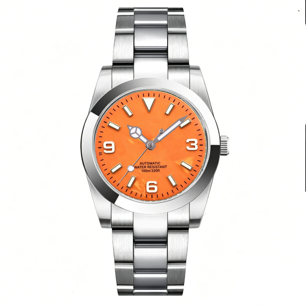 นาฬิกาโลโก้สั่งทำพิเศษ ขนาด 36 - Stainless Bracelet Diver บทวิจารณ์และราคา