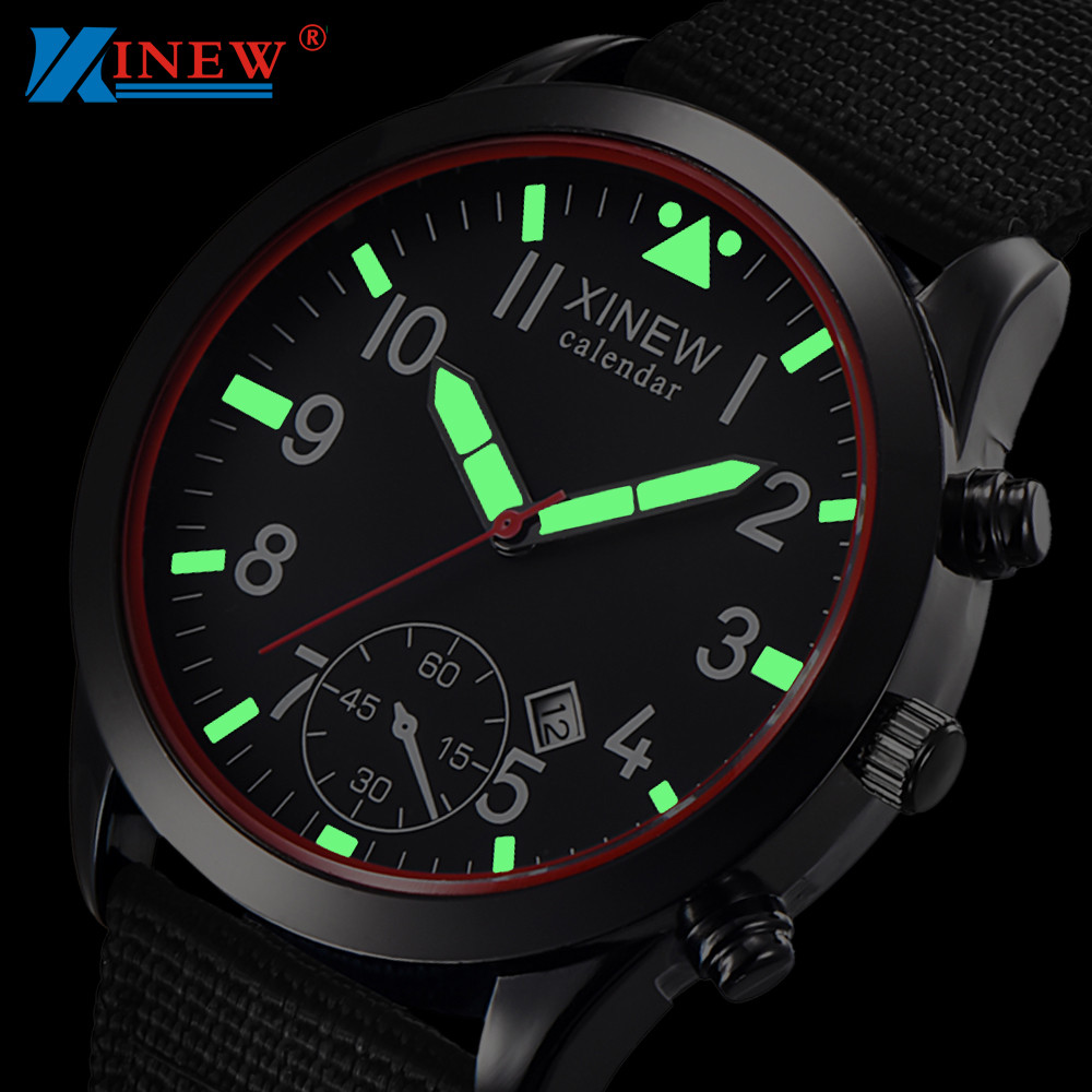 2020 XINEW นาฬิกาผู้ชายแฟชั่นเ - Canvas Strap Watch บทวิจารณ์และราคา
