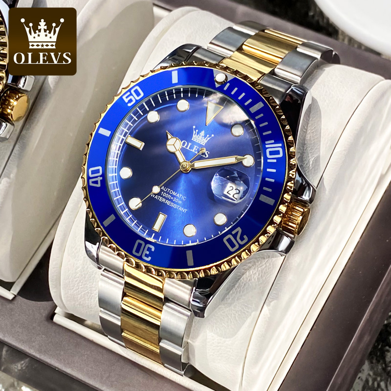 OLEVS นาฬิกานาฬิกาออโตเมติกผู้ - Rolex Watch Datejust บทวิจารณ์และราคา