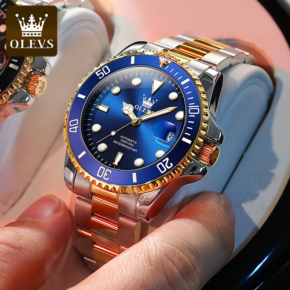 OLEVS นาฬิกานาฬิกาออโตเมติกผู้ - Rolex Watch Datejust บทวิจารณ์และราคา