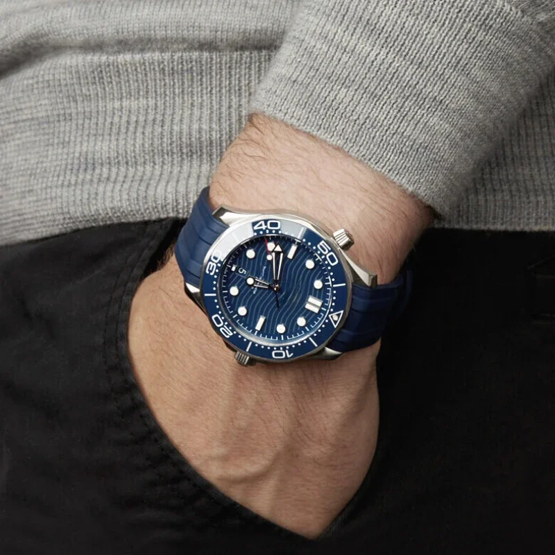 20 มม.ปลายโค้งยางซิลิโคนสําหรั - Omega Watch Seamaster บทวิจารณ์และราคา