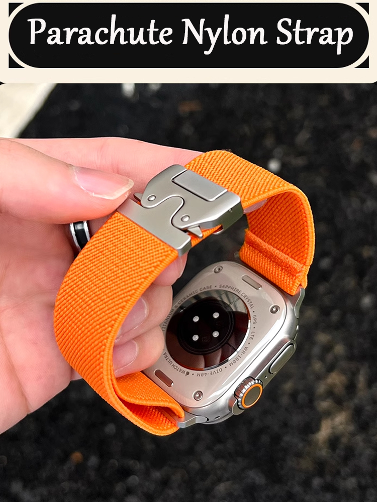 สายรัดสําหรับ Apple Watch ultr - Parachute Strap Elastic บทวิจารณ์และราคา
