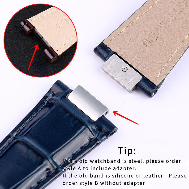 25X13mm Notch ของแท้นาฬิกาหนัง - Patek Philippe Watch Nautilus บทวิจารณ์และราคา