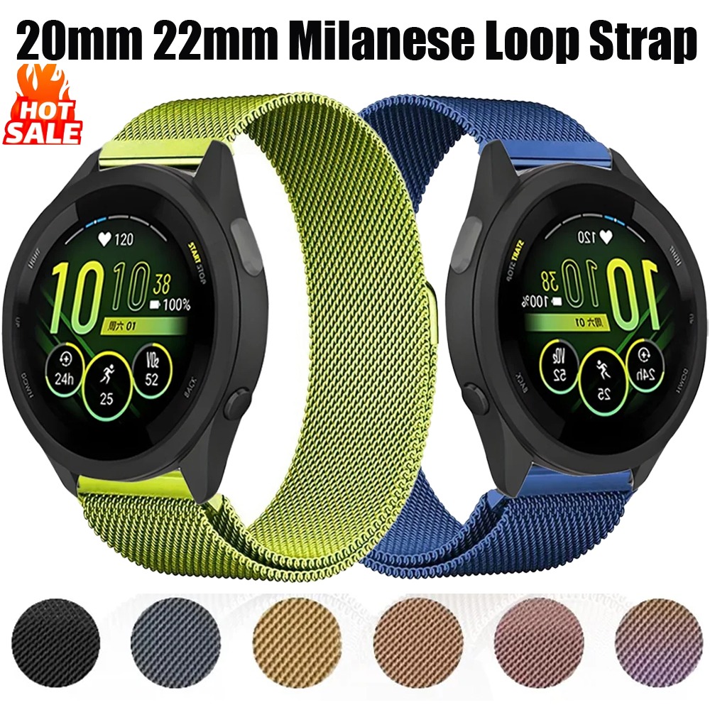 20 มม. 22 มม. สายรัดข้อมือแบบ  - Milanese Loop Magnetic บทวิจารณ์และราคา
