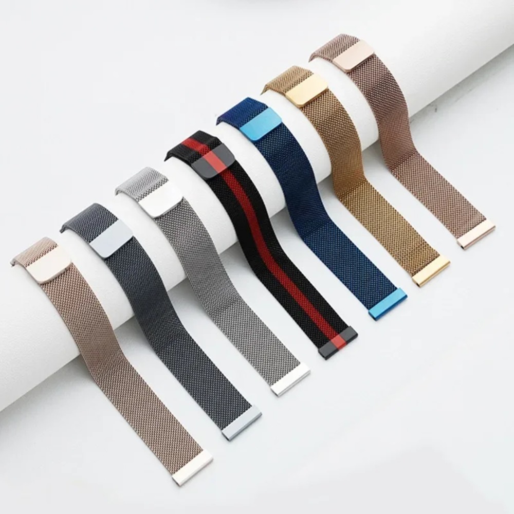 20 มม. 22 มม. สายรัดข้อมือแบบ  - Milanese Loop Magnetic บทวิจารณ์และราคา