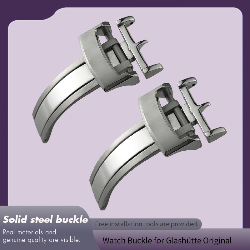 ตัวล็อคแบบพับได้ทำจากสแตนเลส 3 - Butterfly Clasp Deployant บทวิจารณ์และราคา