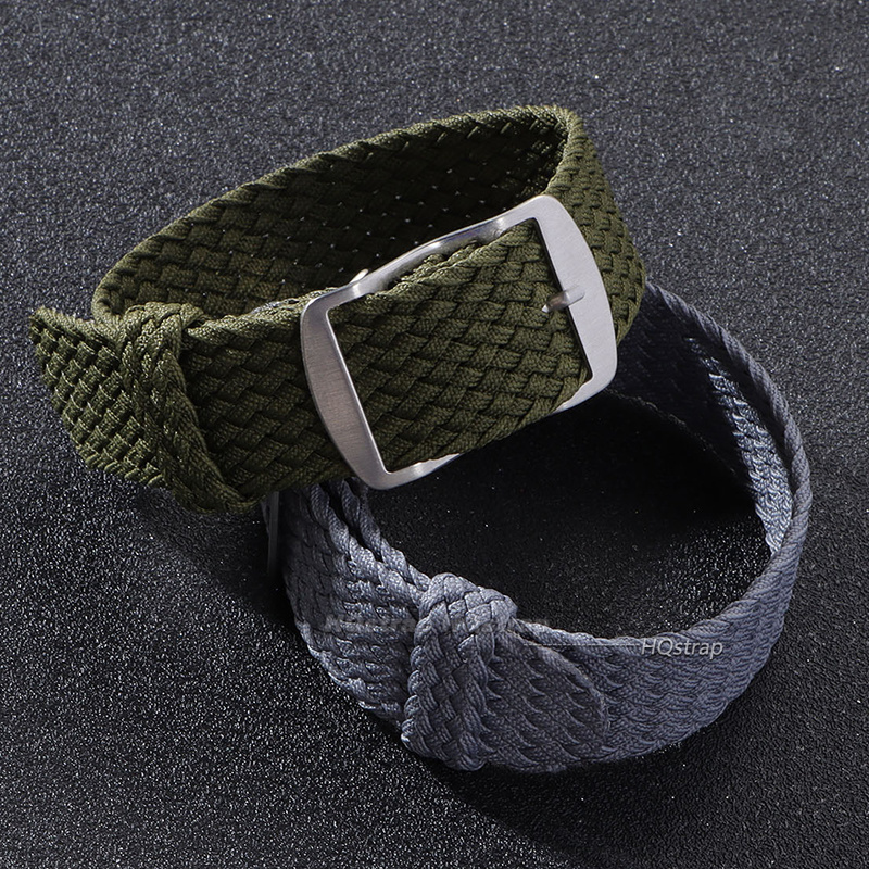 สายนาฬิกาผ้าไนลอนทอคุณภาพสูงสำ - Perlon Strap Woven บทวิจารณ์และราคา