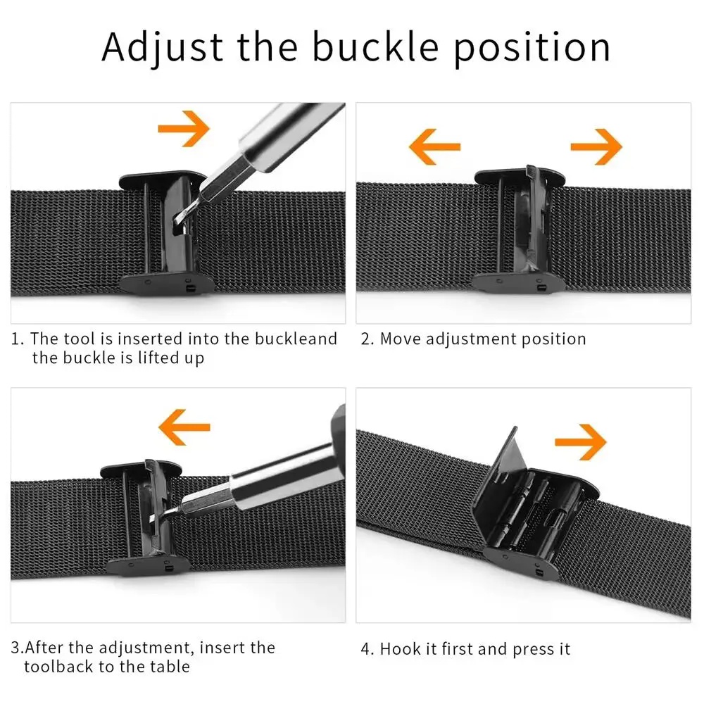 สายรัดโลหะสำหรับฟิตบิท เวอร์ซ่ - Mesh Strap Metal บทวิจารณ์และราคา