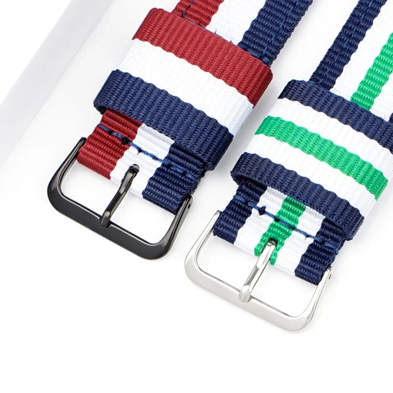 20 มม.22 มม.ไนลอนสําหรับ Samsu - Canvas Strap Watch บทวิจารณ์และราคา