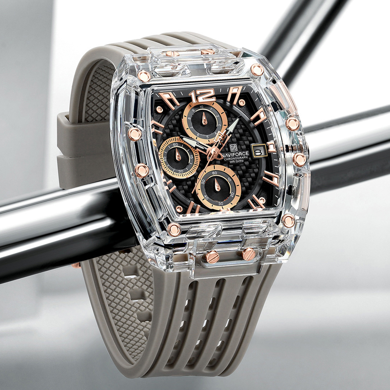 ใหม่ NAVIFORCE ผู้ชายควอตซ์นาฬ - Rolex Watch Datejust บทวิจารณ์และราคา