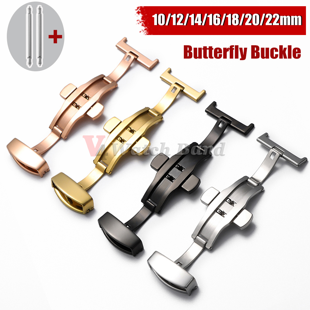 สายนาฬิกาสแตนเลสสตีล ขนาด 18 ม - Butterfly Clasp Deployant บทวิจารณ์และราคา