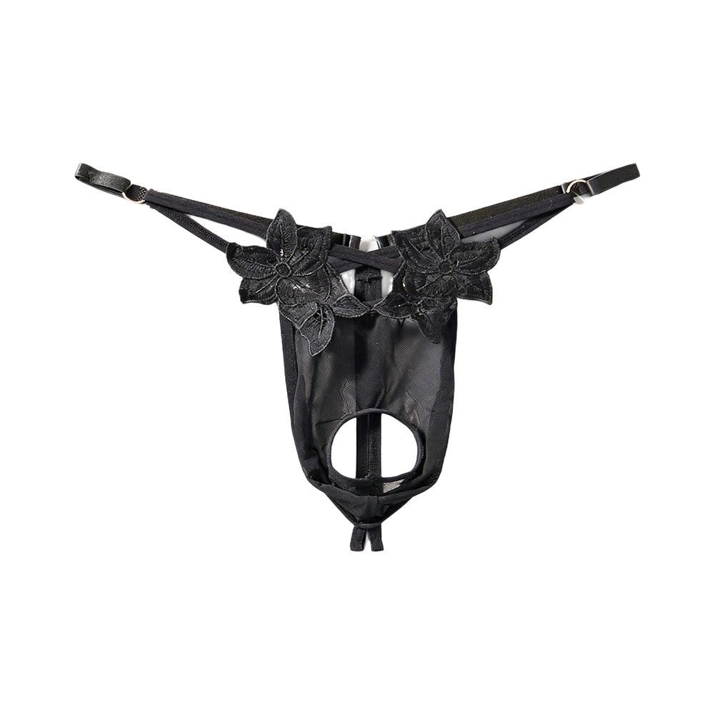 กางเกงชั้นในชายแบบจีสตริงลูกไม - Mesh Strap Metal บทวิจารณ์และราคา