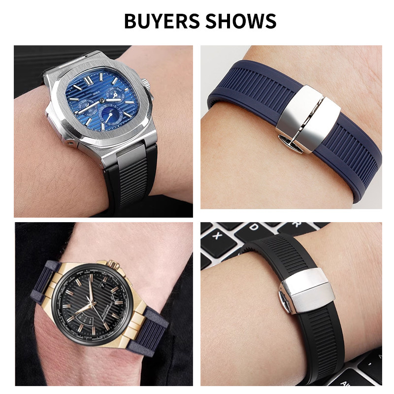 สายนาฬิกาซิลิโคนสําหรับ Patek  - Patek Philippe Watch Nautilus บทวิจารณ์และราคา