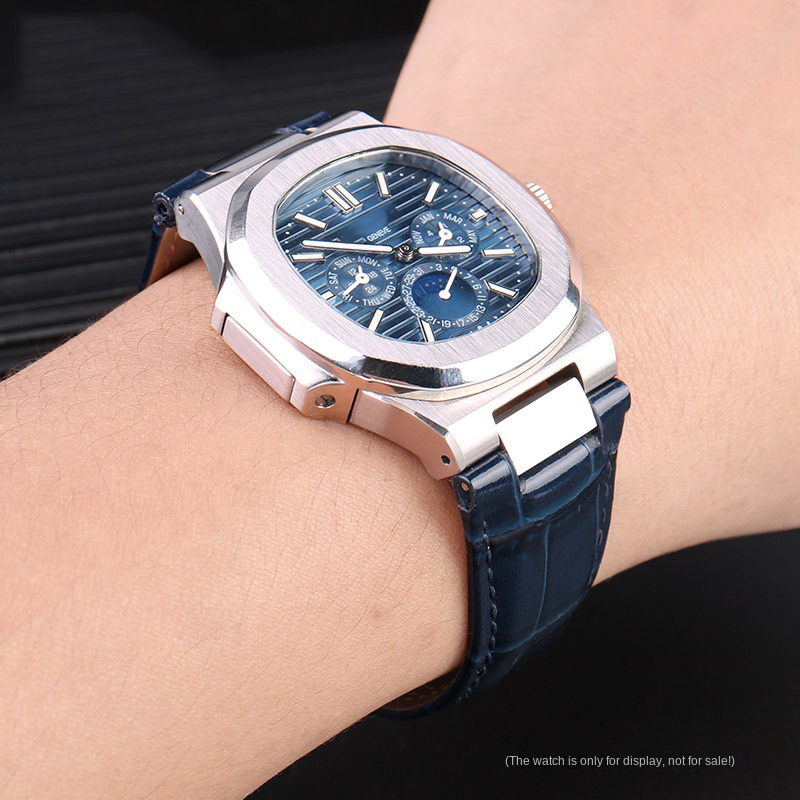สายนาฬิกาหนังแท้25X13mm พร้อมข - Patek Philippe Watch Nautilus บทวิจารณ์และราคา