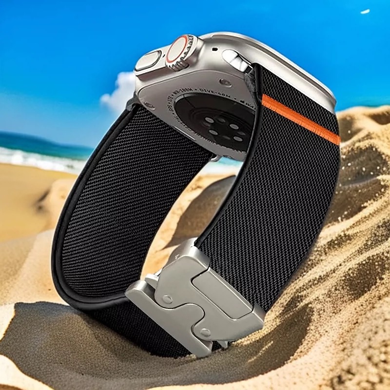 สายรัดแบบร่มชูชีพสำหรับ Apple  - Parachute Strap Elastic บทวิจารณ์และราคา